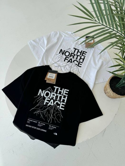 Футболка The north face прінт на спині та грудях