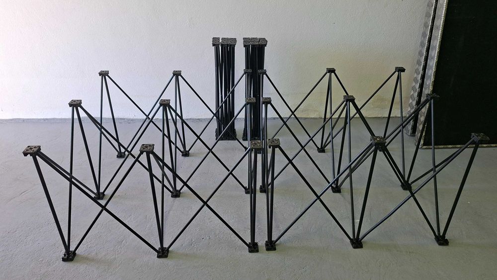 Palco - pés para estrados 1mX1m by Thomann - 4 unidades