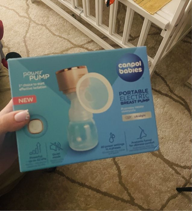 Молоковідсмоктувач портативний Canpol babies PowerPump електричний