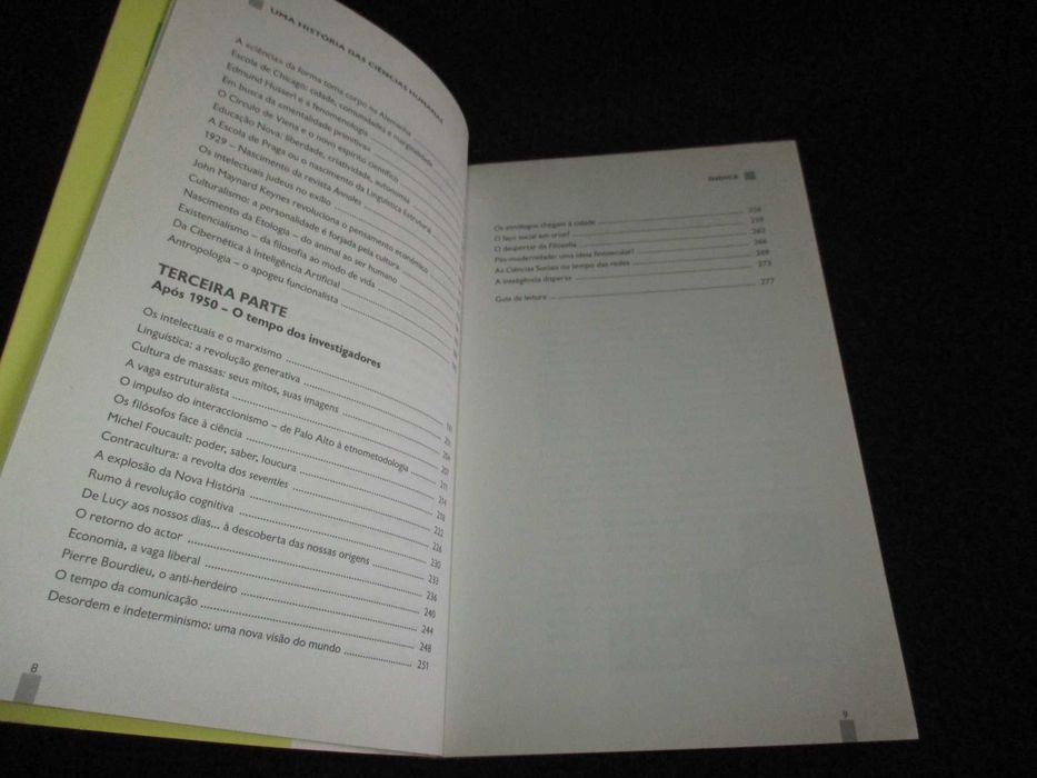 Livro Uma História das Ciências Humanas Jean-François Dortier