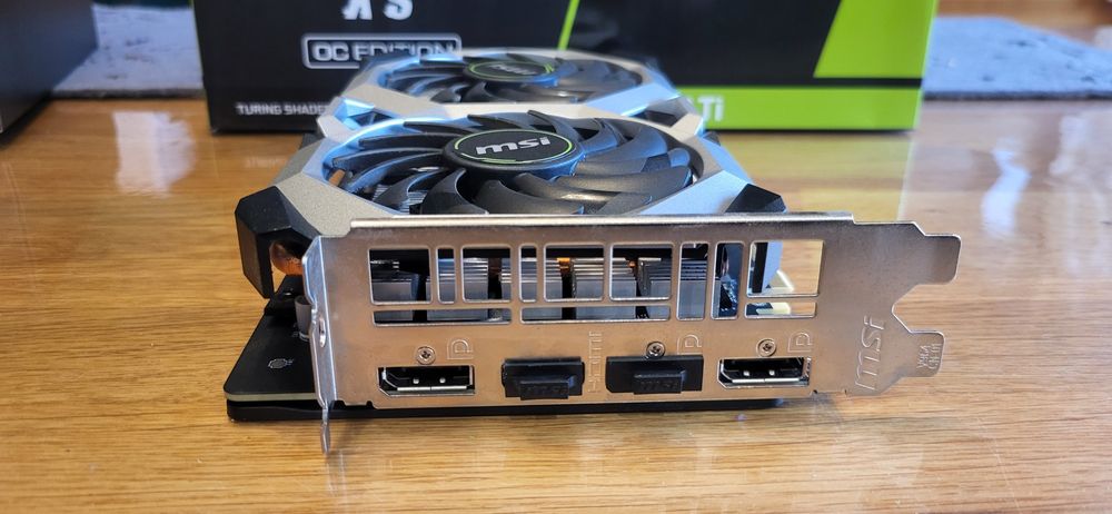 MSI GTX 1660 Ti Ventus XS OC 6GB – TESTOWANA OCCT (0 błędów!), max 76°