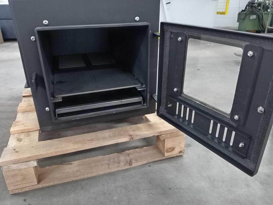 Piec tunelowy do sauny opalany drewnem, zewnętrzny 8-20m3