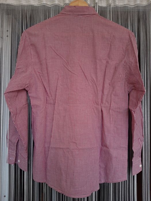 Camisa de mulher com padrão de xadrez (M)