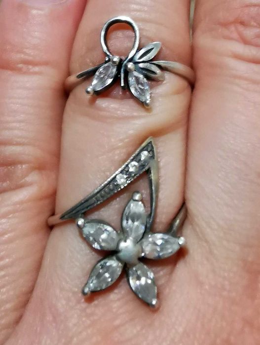 Серебрянное старое кольцо