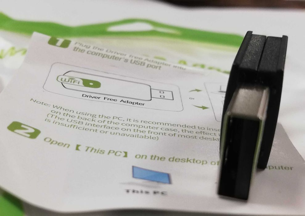 Karta sieciowa USB WiFi dual band 2,4/5.0 GHz + Bluetooth