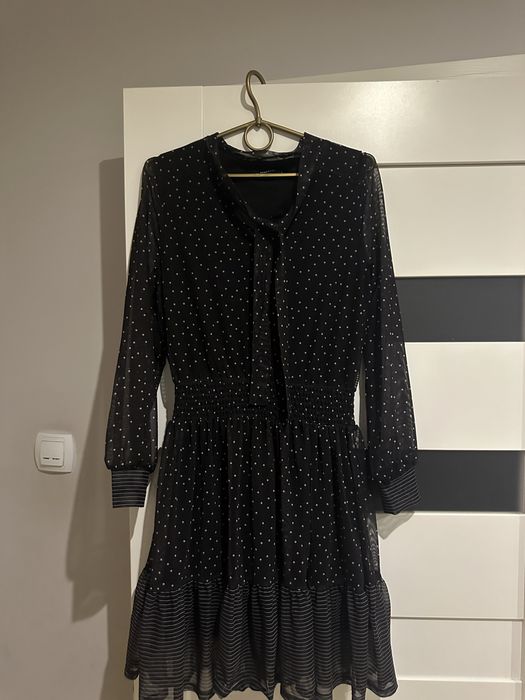 Sukienka midi czarna reserved  S