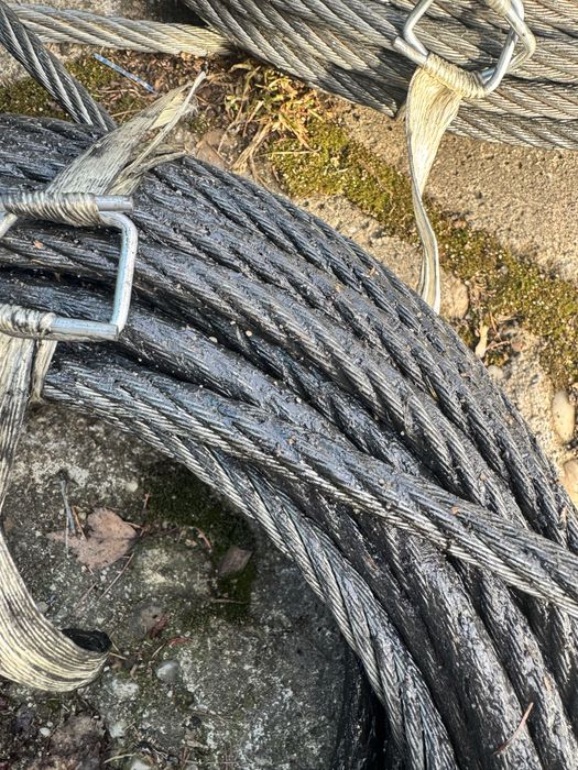 Lina stalowa ocynkowana fi 10mm 34m i 37m linka