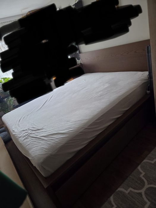 Łóżko Malm 160x200 z szufladami