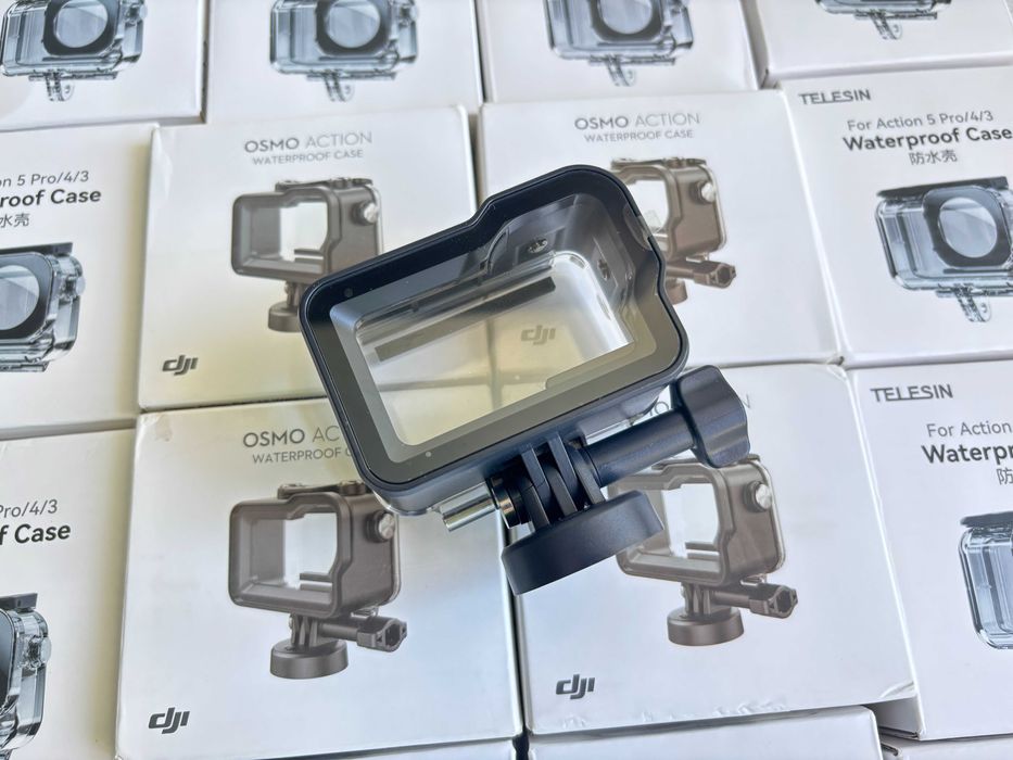 DJI Action 1/3/4/5 Pro Аквабокс Telesin / Чохол /Кейс/Вітрозахист/Скло