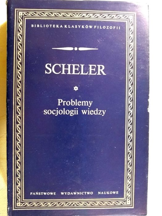 Filozofia - Scheler - Problemy socjologii wiedzy - 019