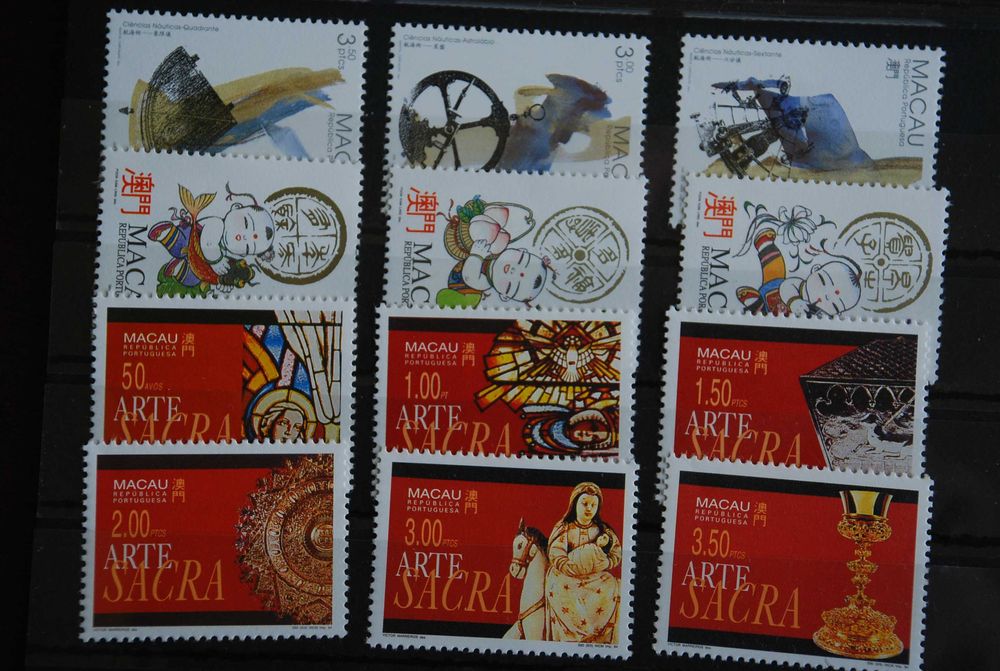 selos novos de Macau