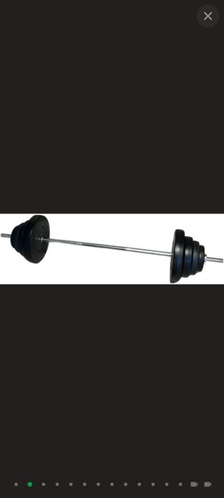 Продам набір: гантелі,штанга,ліжак,та бліни