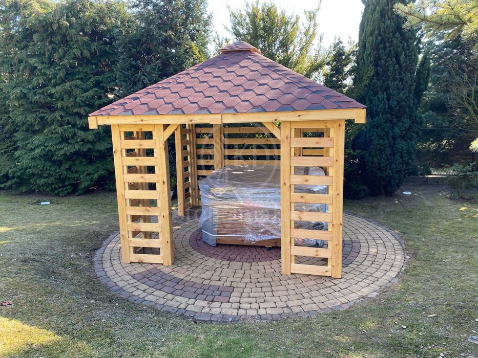 Altana ogrodowa 3x3m altanka drewniana różne wymiary rod  a9