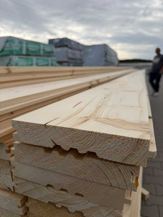 Deska Podłogowa Podłoga Świerk Skandynawski  Klasa BC  33x195mm