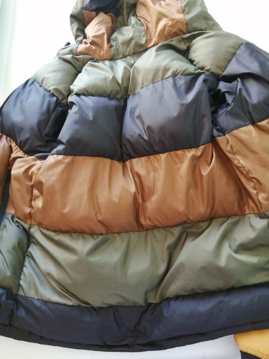 Casaco Parka Zara cinza escuro 9 Anos reversível