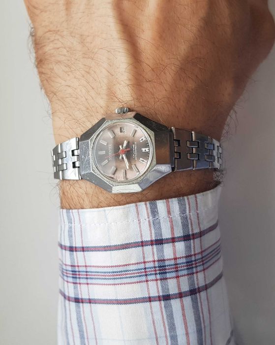 Zegarek nareczny Sorienter calendar antimagnetic datownik bransoleta damski meski unisex sr 27,5mm