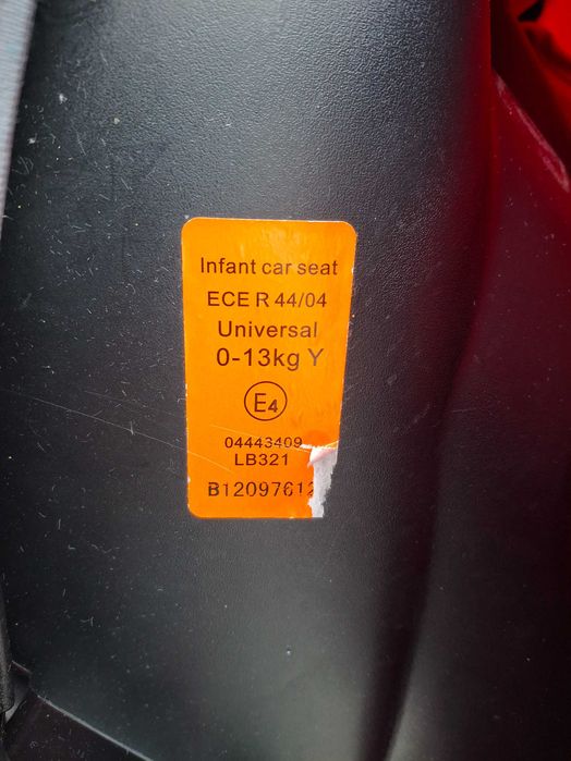 Cadeirinha Bebé Para Carro