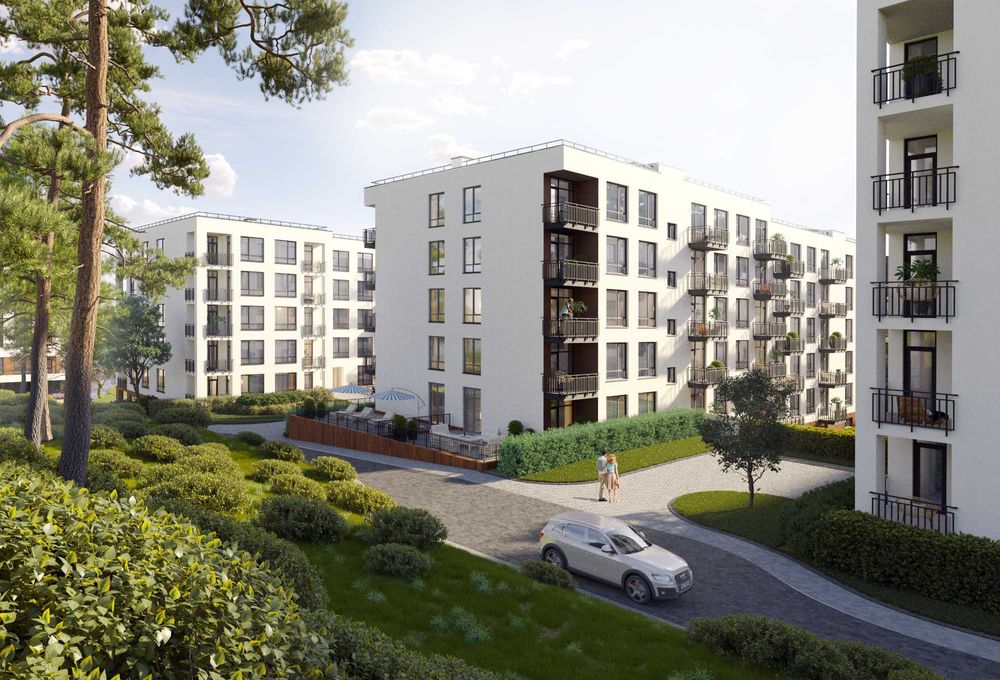 Продаж 2-кімнатної квартира біля озера, Брюховичі, площа: 64.1 м²