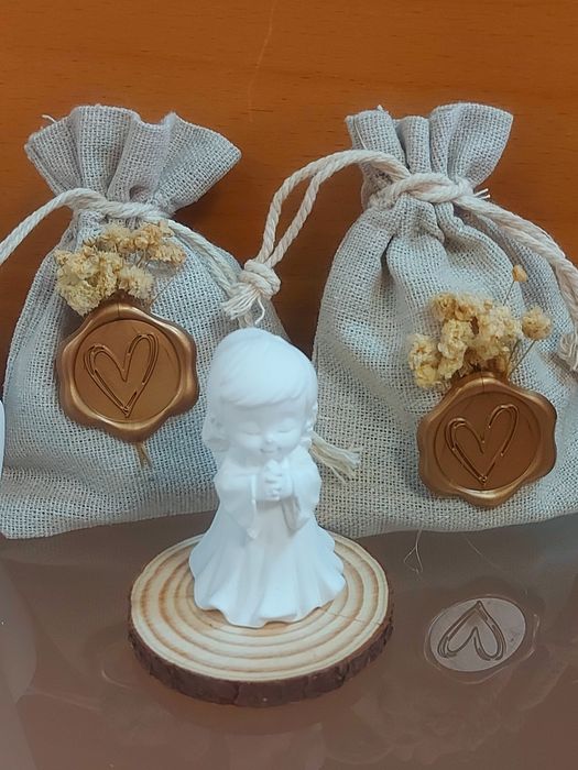 Anjo em cerâmica perfumada