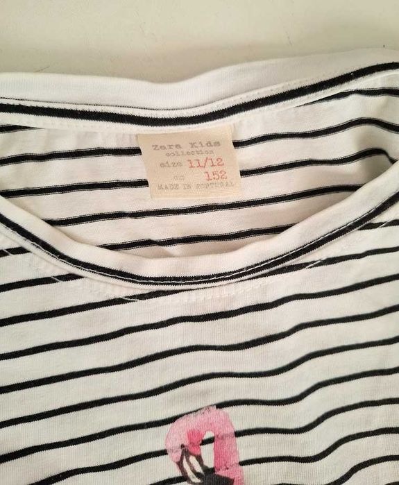 Conjunto calças ganga e t-shirt Zara 11-12 anos - muito bom  estado