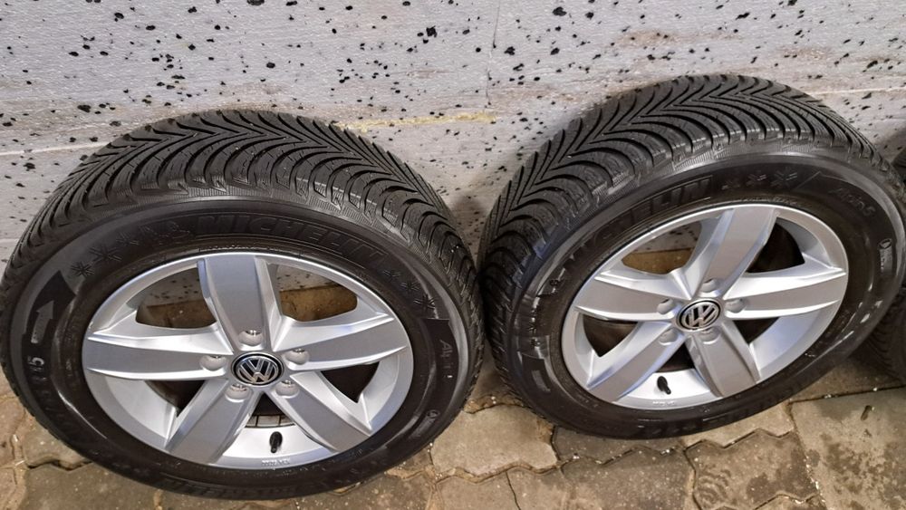 Alufelgi Vw  5x112  15 195/65 Zimowe ET43 6J  Audi A4 Passat B8 B5