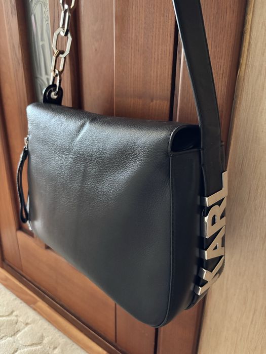 Karl Lagerfeld сумка шкіряна