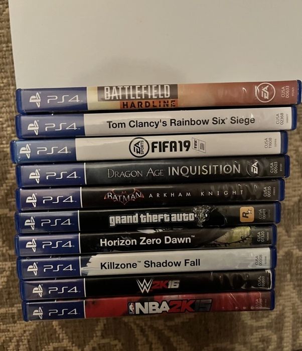 ігрова приставка Sony PlayStation 4/ PS4 Slim 500GB/ 10 Ігор + GTA5