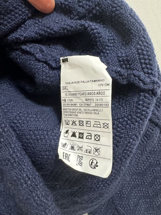 BENETTON кофта/кардиган для хлопчика 13-14 років