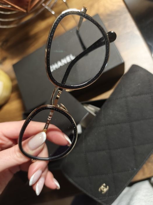 Okulary Chanel zerówki