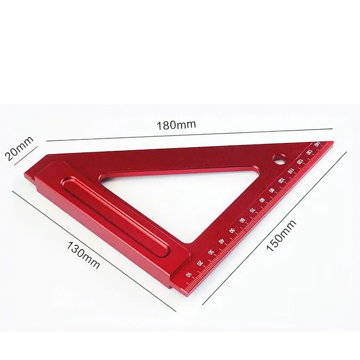 Столярний косинець з упором для розмітки 90°/Кутник Т-Образний/YOMO