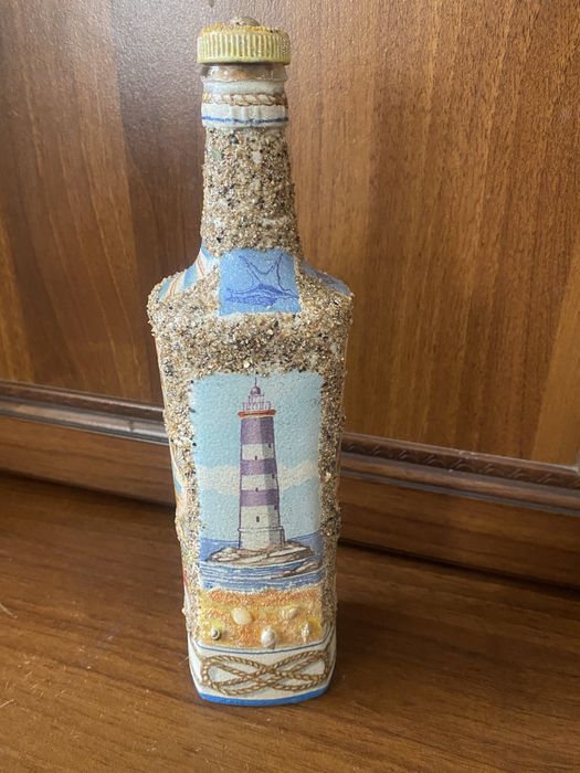 Декоративна пляшка. Ручна робота