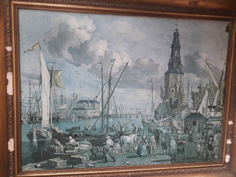 Tela Quadro de Ludolf Backuyzen
