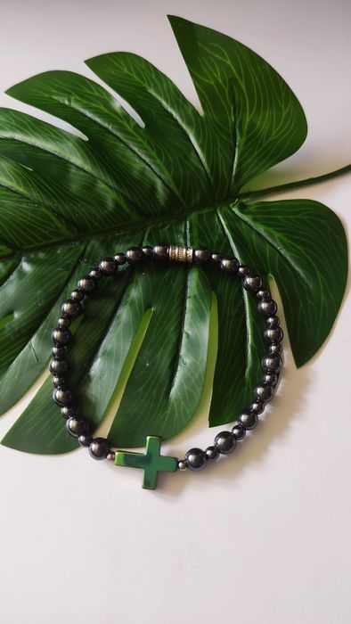 Męskie Bransoletki z hematytem