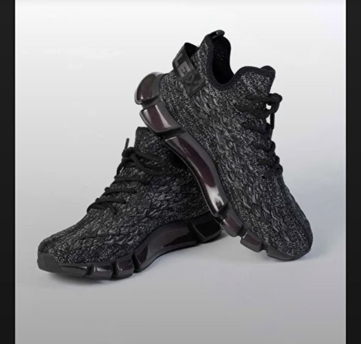 LETOON bubble czarne tenisówki