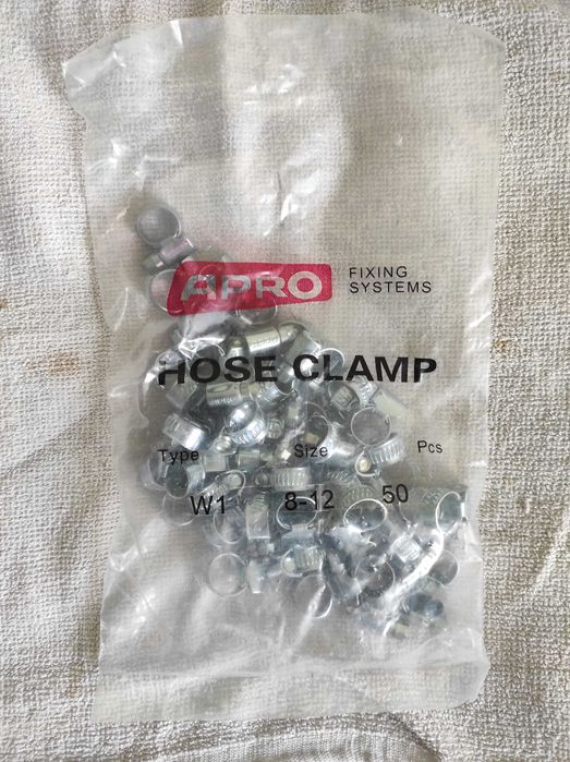 Хомут червячний APRO (8-12,  20-32, 25-40)