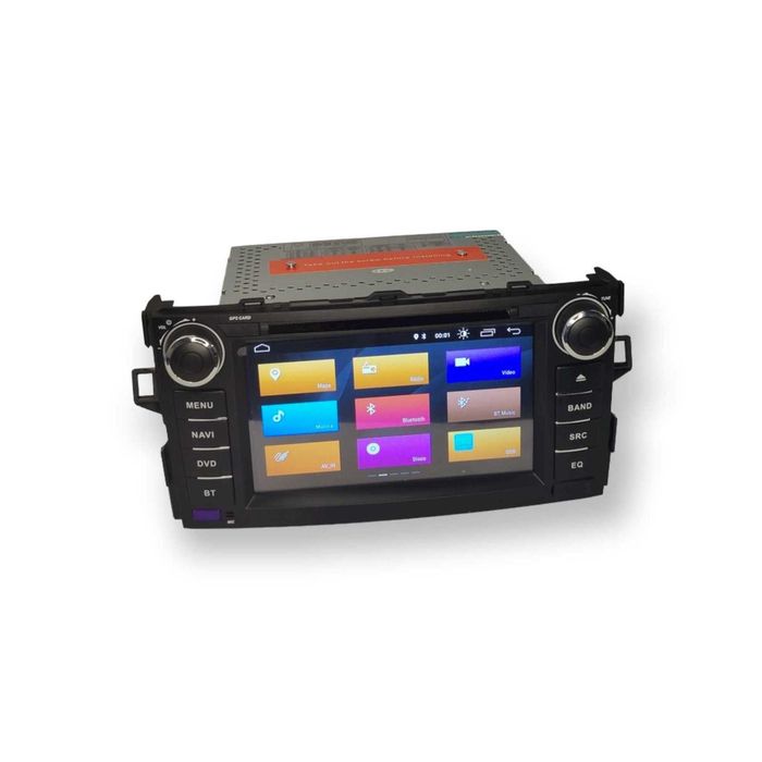 Toyota Auris 2008 a 2012 Rádio Android CarPlay GPS DVD 2 DIN