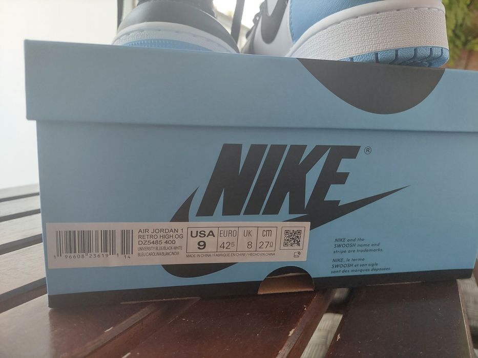 Jordan 1 high retro OG unc blue