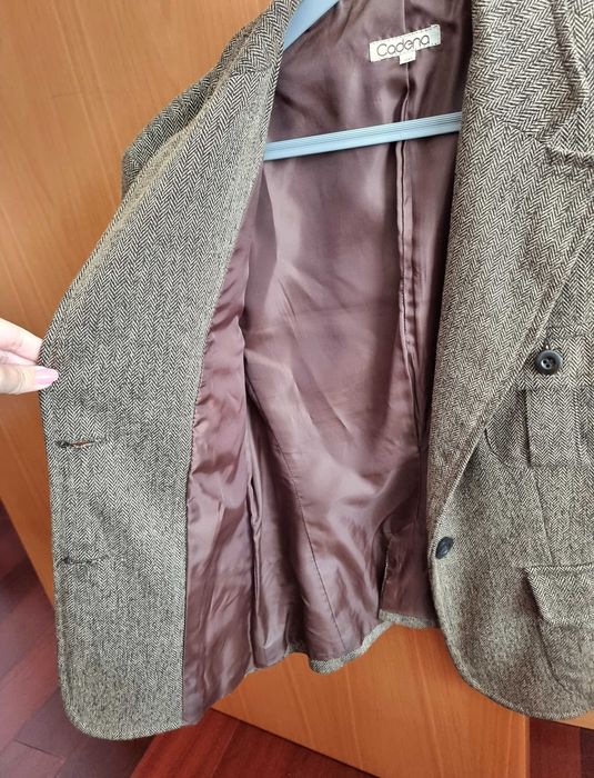 Blazer com padrão acastanhado Cadena, tamanho 36
