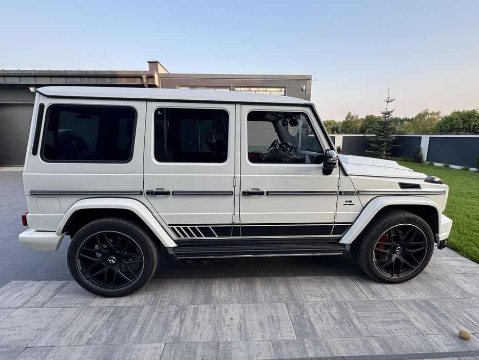 Auto do Slubu - Mercedes G Klasa 6,3AMG BIAŁA PERŁA
