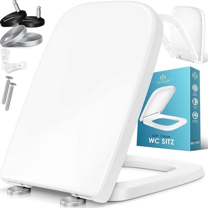 Nowa deska sedesowa / KESSER 1538E /ciche zamykanie / toaleta !4280!