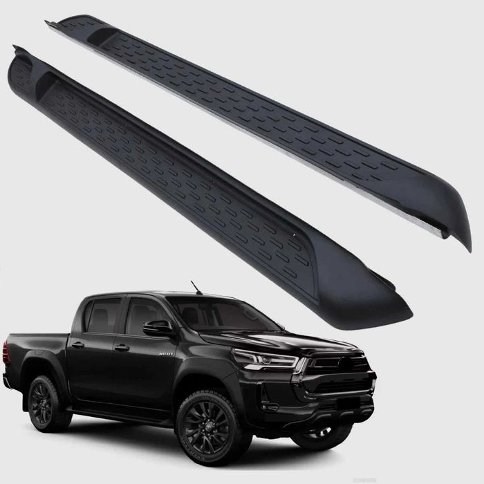 Пороги подножки Toyota Hilux 2015-2025 бокові пороги  тойота хайлюкс