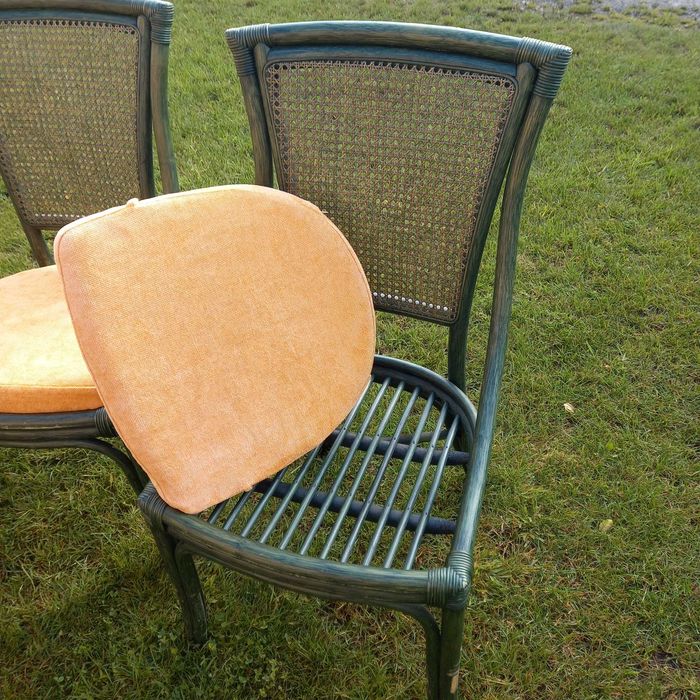 Krzesła drewniane ratanowe plecionka wiedeńska