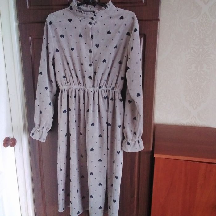 Платье из микровельвета