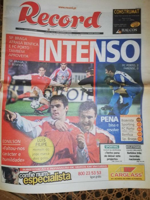 Jornal Record Feher Braga
