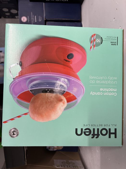 Maszynka urządzenie do waty cukrowej hoffen nowa