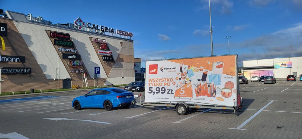 Mobilne Kampanie Reklamowe Przyczepa reklamowa, Przyczepy reklamowe