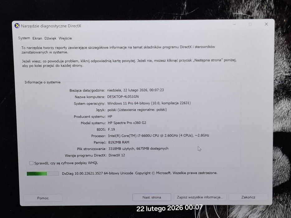 HP Spectre Pro x360 G2 - Intel Core i7 - QHD Dotyk 2w1 - Win11 Pro -