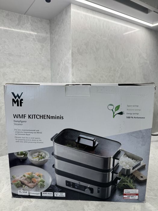 Пароварка WMF KITCHENminis, сріблястий матовий