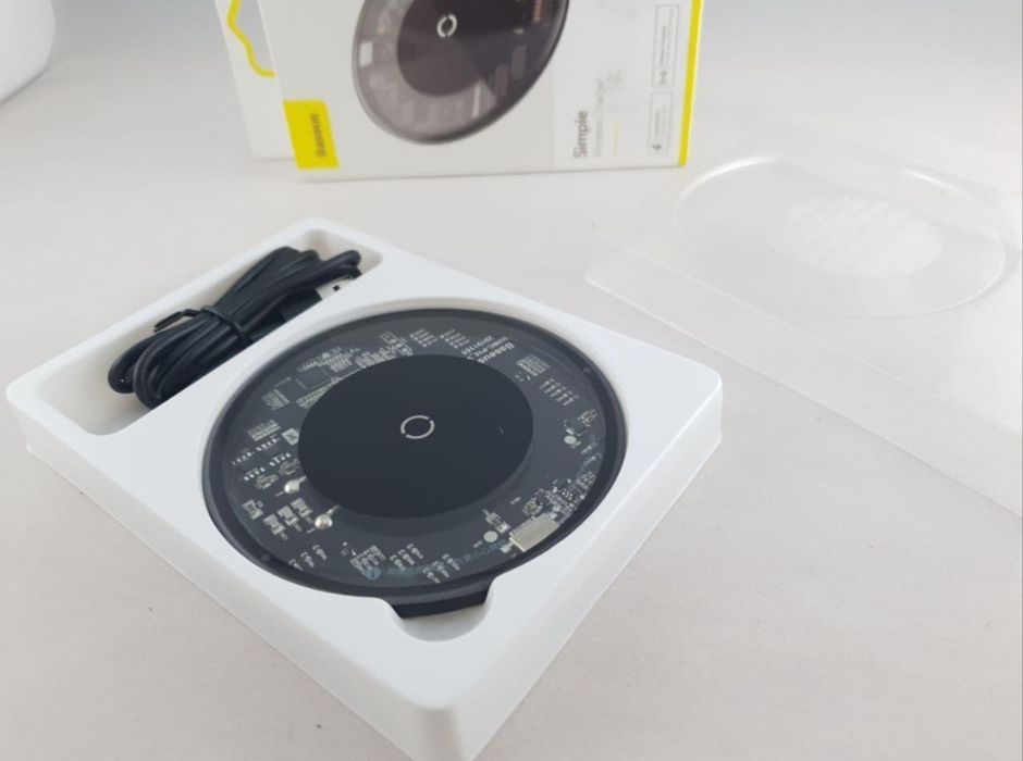 BASEUS BSWC-P10 QI Wireless Charger бездротова зарядка 10W / Беспроводная зарядка