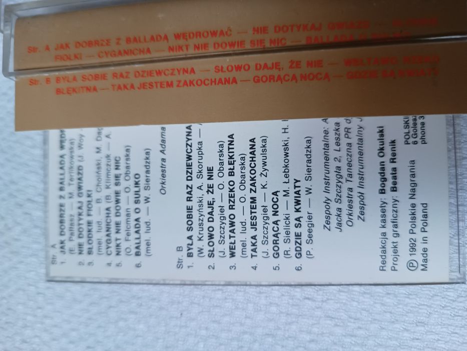 Sława Przybylska kaseta magnetofonowa